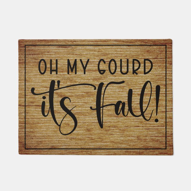 Oh, mijn goor Het is Herfst Deurmat (Voorkant)