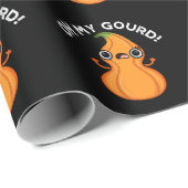 Oh Mijn Gourd Funny Veggie Pun Cadeaupapier (Rol Hoek)