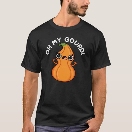Oh Mijn Gourd Funny Veggie Pun T-shirt (Voorkant)