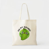 Oh Mijn Gourd Funny Veggie Pun Tote Bag (Voorkant)