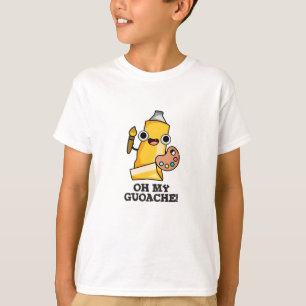 Oh mijn guoache grappige kunstenaar verf woordspel t-shirt