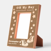 Oh mijn jongen Baby Gegraveerde Lijstjes (Links)