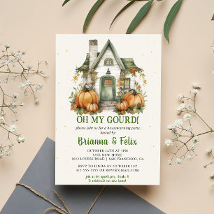 Oh mijn kalebas! Housewarming Halloween Party Kaart