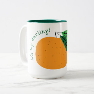 Oh mijn schattige Clementine! Tweekleurige Koffiemok