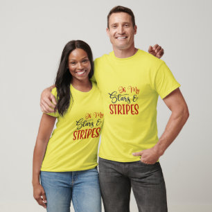 Oh mijn sterren & strepen t-shirt