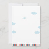 Oh mijn tijd vliegt op Kite Summer Boy eerste verj Kaart (Achterkant)