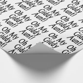 Oh, mijn zwerftante! cadeaupapier (Hoek)