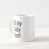 Oh, mijn zwerftante! koffiemok (Voorkant links)