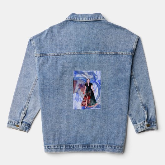 Oh Moi LeeMariie's creative designs Denim Jacket (Achterkant)