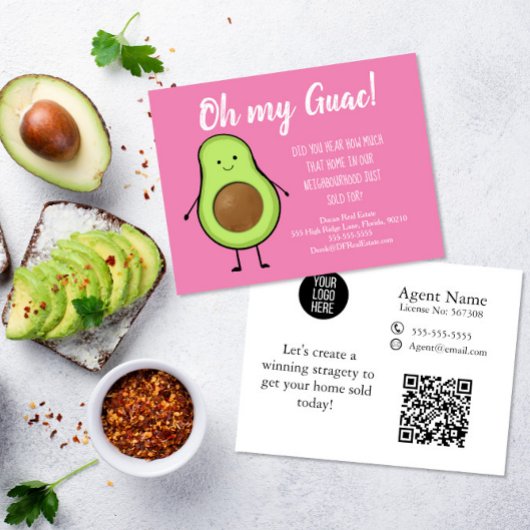 Oh Mon Agent Immobilier Guac Carte postale avocat