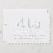 Oh mon bébé, baby shower invitation (Devant)