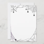 Oh mon Dieu ! Invitation de Baby shower Citrouille (Dos)