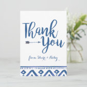 Oh mon garçon Merci de Baby shower tribal (Debout devant)