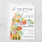 Oh Mon Gourd ! - Invitation Baby shower (Devant)
