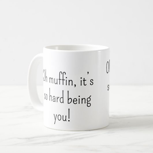 Oh Muffin Snarky Mug (Devant gauche)