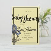 Oh My Gogh Collection Baby shower Invitation (Debout devant)