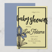 Oh My Gogh Collection Baby shower Invitation (Devant / Derrière)