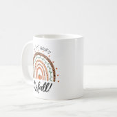 Oh My Gourd C'est Fall Rainbow Coffee Mug (Devant gauche)