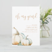 Oh My Gourd Housewarming Uitnodigen Kaart (Staand voorkant)