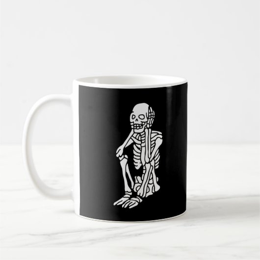 Oh My Skeleton op een Koffiemok (Links)