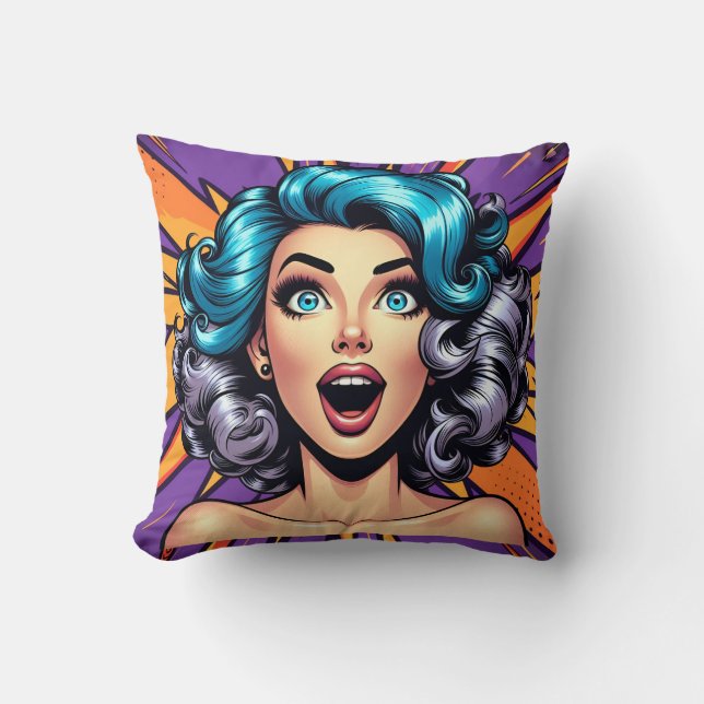 Oh My Stars Pinup Pillow Kussen (Voorkant)
