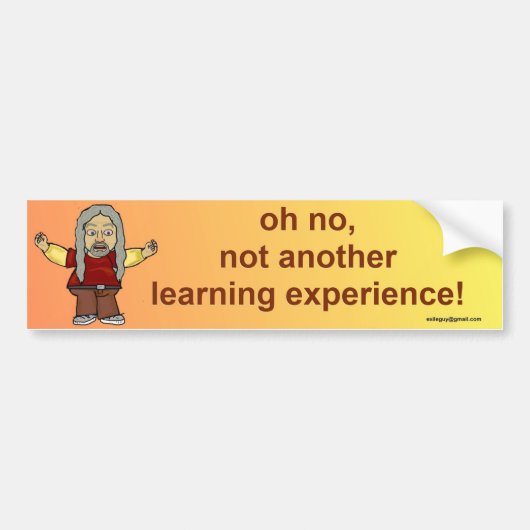 Oh nee, bumpersticker (Voorkant)