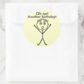 Oh nee! Nog een verjaardag, grappige stickers (Tas)