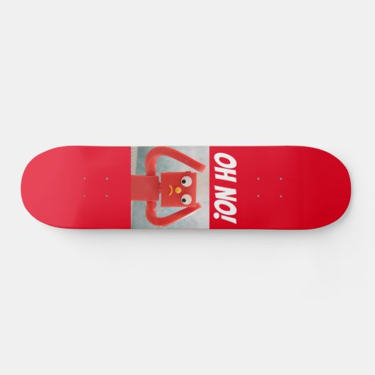 OH NEE! PANIC RUBBER MAN FUNNY Skateboarddek Skateboard (Horizontaal)