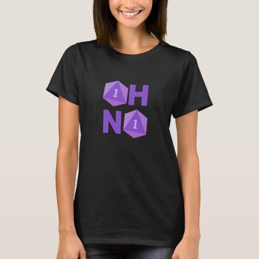 Oh No Funny D20 T-shirt (Devant)