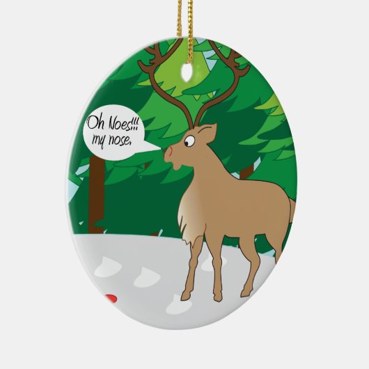 Oh noe mijn neus ornament (Rechts)