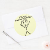Oh non ! Encore un anniversaire, des autocollants  (Enveloppe)