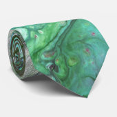 Oh Oh 2 Cool Cravate Abstraite Verte (Roulé)