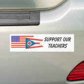 OH—Onze docenten ondersteunen Bumpersticker (Op auto)