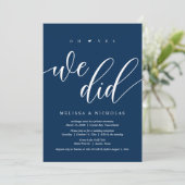 Oh Oui, Nous l'avons fait, Noir, Faire-part de Mar (Debout devant)