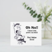 Oh Pas De Sens Mieux Bientôt Carte Postale (Debout devant)