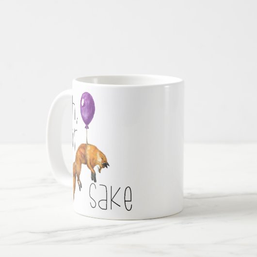 Oh pour Fox Sake Mug Drôle (Devant gauche)