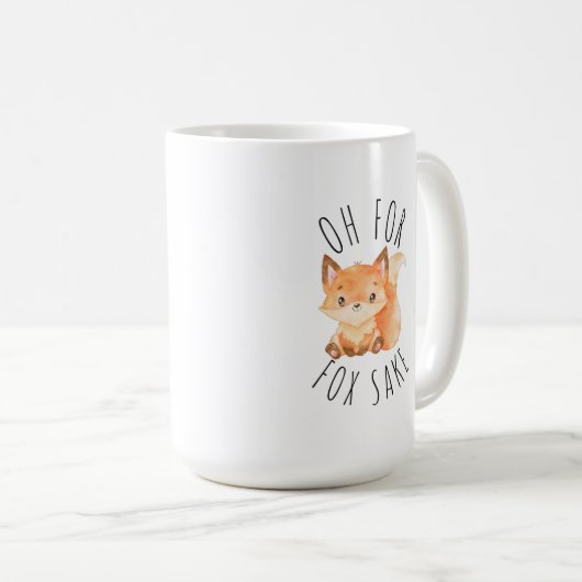 Oh pour Fox SakeCoffee Mug (Devant droit)