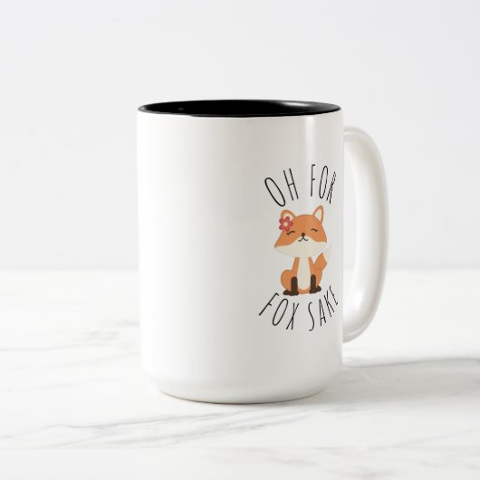 Oh pour Fox SakeCoffee Mug (Devant droit)