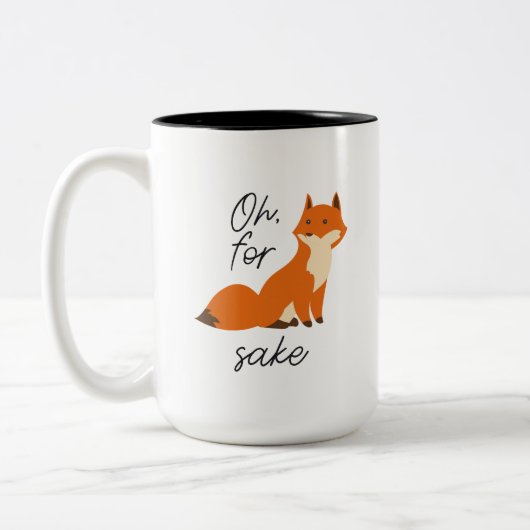 Oh pour la tasse de saké de renard (Gauche)