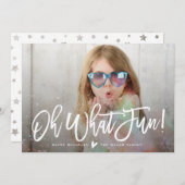 Oh Quel Amusant ! Carte photo de vacances (Devant / Derrière)