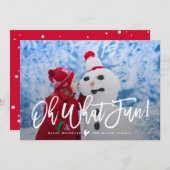 Oh Quel Amusant ! Carte photo de vacances (Devant / Derrière)