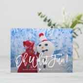 Oh Quel Amusant ! Carte photo de vacances (Debout devant)