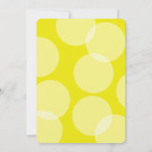 Oh Quel Amusant Confetti Premier Invitation de fêt (Dos)