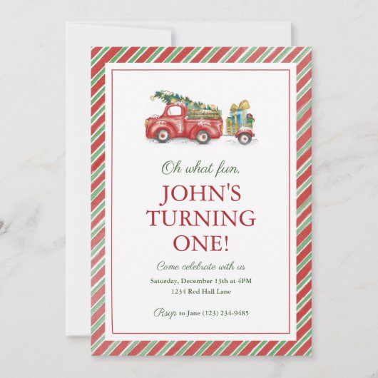 Oh Quel Amusant ! Invitation à l'anniversaire (Devant)