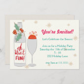 Oh Quel Amusant Invitation De Vacances (Devant / Derrière)