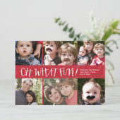 Oh quel carte photo de vacances de photo de (Debout devant)