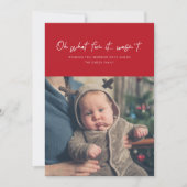 Oh quel drôle de carte photo de vacances (Devant)