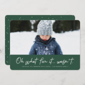 Oh quel drôle de carte photo de vacances 2021 (Devant / Derrière)