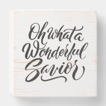 Oh Quel Merveilleux Sauveur Brush Calligraphie