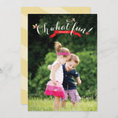 Oh, quel plaisir | Carte photo de vacances (Devant / Derrière)